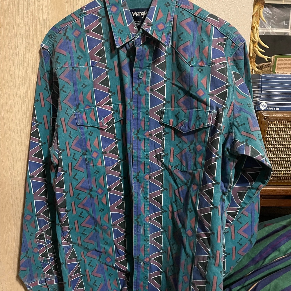 Vintage wrangler western shirt
